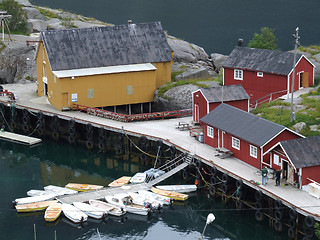 Image showing Fishing village