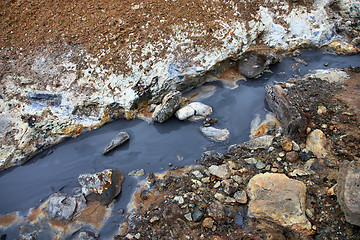 Image showing Muddy thermal spring