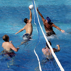 Image showing Game of water polo