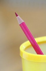 Image showing Pink Pencil