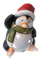 Image showing Christmas penguin