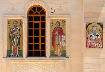 Image showing Mosaic Icons of Greek Orthodox Church