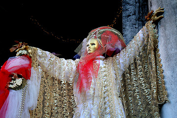 Image showing A masked man, Piazza San Marco 