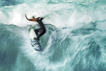 Image showing surfer