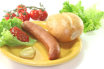 Image showing Frankfurter sausages