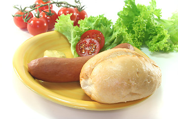 Image showing Frankfurter sausages