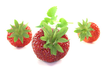 Image showing Strawberries