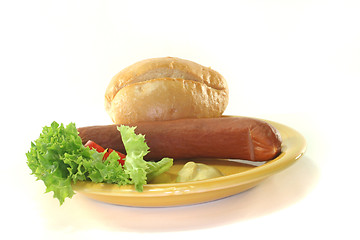 Image showing Frankfurter sausages