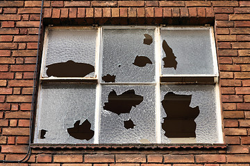 Image showing Broken window