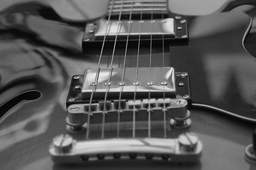 Image showing Beautiful Archtop Electric Guitar