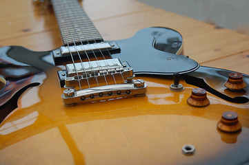 Image showing Beautiful Semi-Acoustic electric Guitar