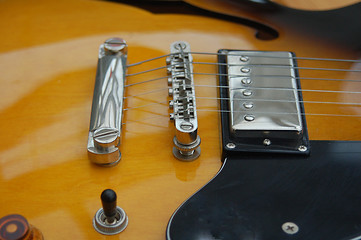 Image showing Beautiful Semi-Acoustic electric Guitar