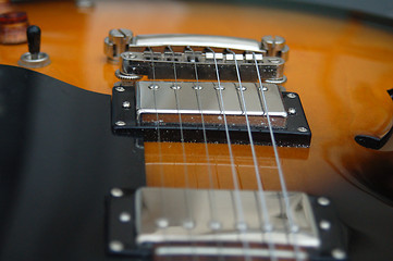 Image showing Beautiful Semi-Acoustic electric Guitar