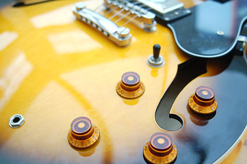 Image showing Beautiful Semi-Acoustic electric Guitar