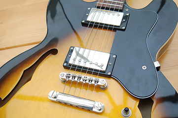 Image showing Beautiful Semi-Acoustic electric Guitar