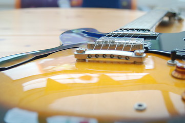 Image showing Beautiful Semi-Acoustic electric Guitar