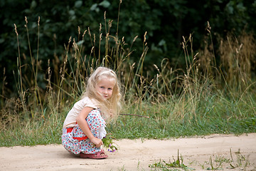 Image showing girl in park