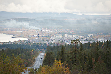 Image showing Russian town of Kandalaksha