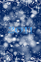 Image showing Abstract background of 2011