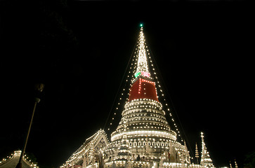 Image showing Decorated stupa in Thailand