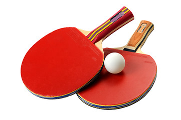 Image showing Table Tennis rackets