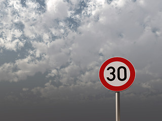 Image showing speed limit