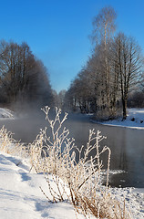 Image showing Frosty winter morning