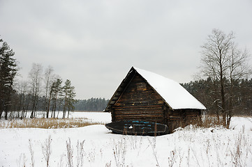 Image showing Winter rural landscape.