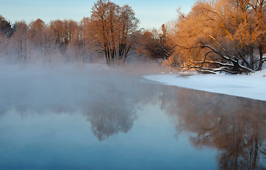 Image showing Frosty winter morning