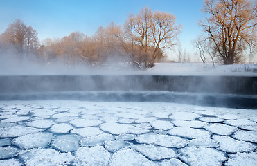 Image showing Frosty winter morning