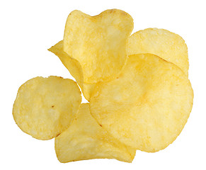 Image showing Chips on a white background