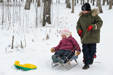 Image showing Winter Games Children