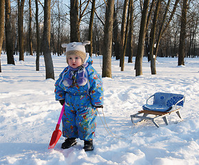 Image showing Winter games children