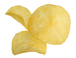 Image showing Chips on a white background