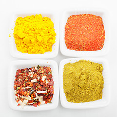 Image showing Choice of spices above view