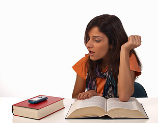 Image showing Distracted student