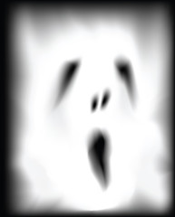 Image showing ghost face