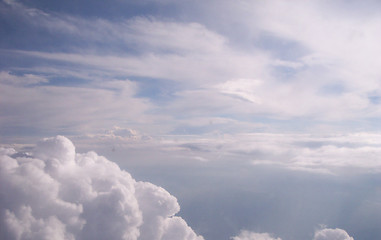 Image showing Sky from airplane