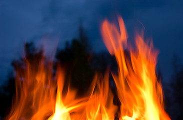 Image showing Storming flame 