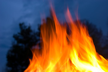 Image showing Storming flame 