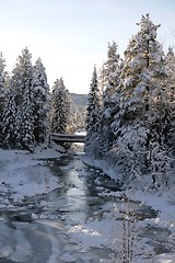 Image showing Winter creek