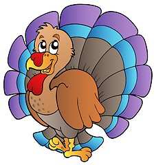 Image showing Happy cartoon turkey