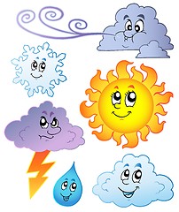 Image showing Cartoon weather images