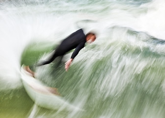 Image showing surfer