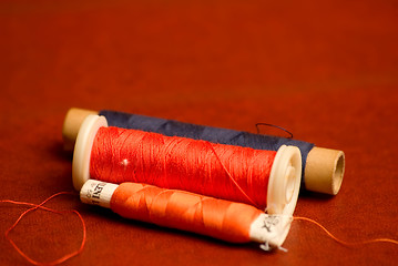 Image showing Spools Of Thread