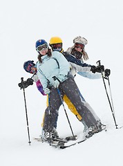 Image showing Skiers