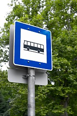 Image showing Bus stop