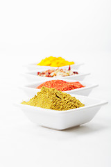 Image showing Row of spices