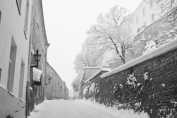 Image showing Street of city of Tallinn 