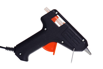 Image showing Hot glue pistol isolated on white background